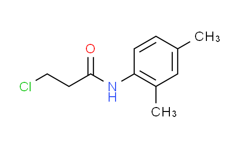 CAS No. 39494-04-7, 3-chloro-N-(2,4-dimethylphenyl)propanamide