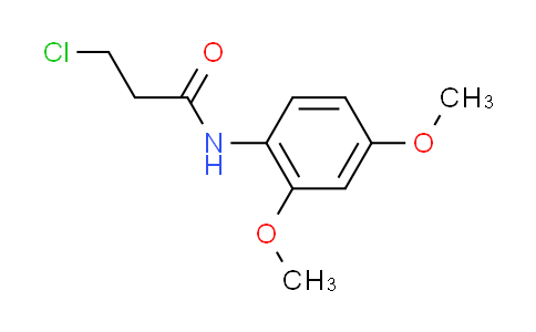 CAS No. 349097-71-8, 3-chloro-N-(2,4-dimethoxyphenyl)propanamide