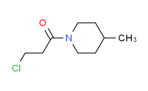 CAS No. 349090-42-2, 1-(3-chloropropanoyl)-4-methylpiperidine
