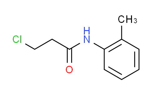 CAS No. 19422-76-5, 3-chloro-N-(2-methylphenyl)propanamide