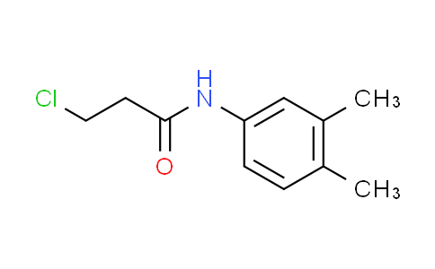 CAS No. 5446-25-3, 3-chloro-N-(3,4-dimethylphenyl)propanamide