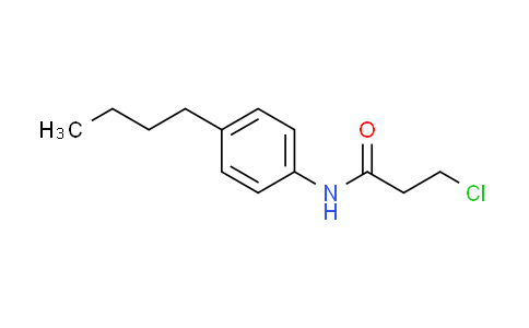 CAS No. 20331-18-4, N-(4-butylphenyl)-3-chloropropanamide
