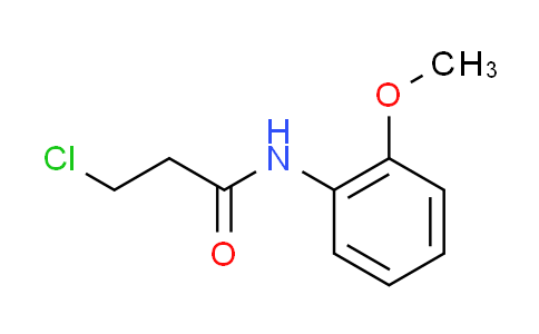 CAS No. 55860-23-6, 3-chloro-N-(2-methoxyphenyl)propanamide