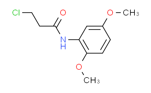 CAS No. 154343-50-7, 3-chloro-N-(2,5-dimethoxyphenyl)propanamide