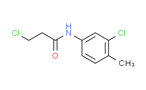 CAS No. 51318-77-5, 3-chloro-N-(3-chloro-4-methylphenyl)propanamide