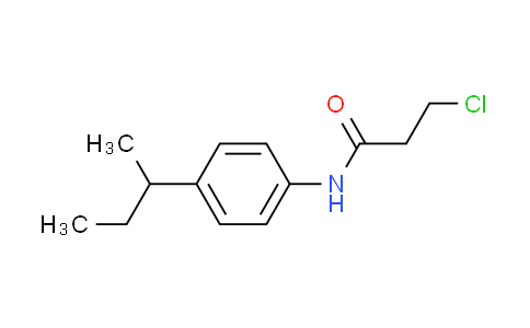 CAS No. 20331-29-7, N-(4-sec-butylphenyl)-3-chloropropanamide