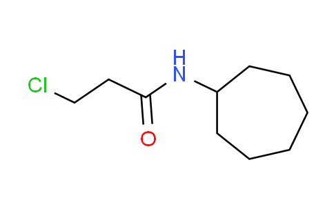 CAS No. 349098-09-5, 3-chloro-N-cycloheptylpropanamide