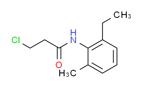 CAS No. 349097-68-3, 3-chloro-N-(2-ethyl-6-methylphenyl)propanamide