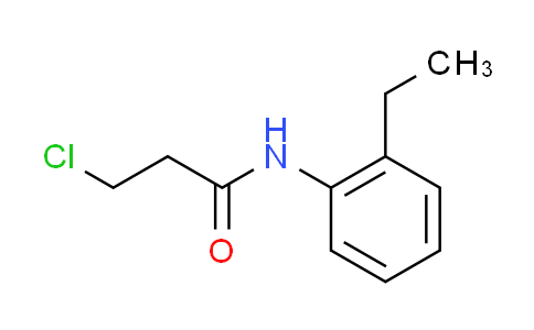 CAS No. 349090-40-0, 3-chloro-N-(2-ethylphenyl)propanamide