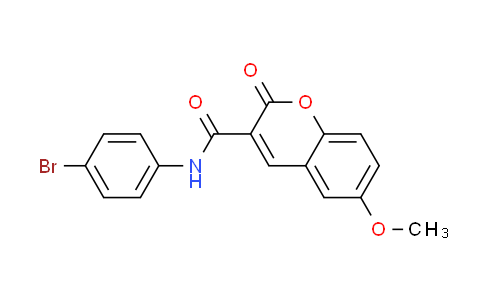 314272-99-6 | N-(4-bromophenyl)-6-methoxy-2-oxo-2H-chromene-3-carboxamide