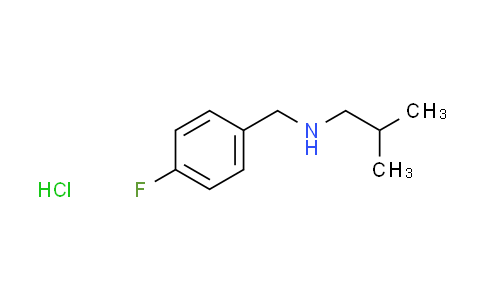 CAS No. 1240570-15-3, N-(4-fluorobenzyl)-2-methyl-1-propanamine hydrochloride