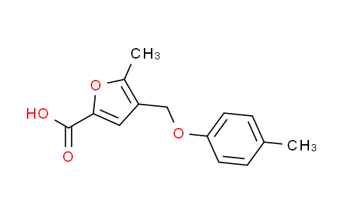 CAS No. 331670-05-4, 5-methyl-4-[(4-methylphenoxy)methyl]-2-furoic acid