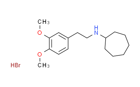 CAS No. 1609406-83-8, N-[2-(3,4-dimethoxyphenyl)ethyl]cycloheptanamine hydrobromide