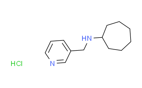 CAS No. 1158534-34-9, N-(3-pyridinylmethyl)cycloheptanamine hydrochloride