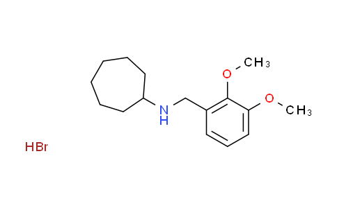 CAS No. 1609409-41-7, N-(2,3-dimethoxybenzyl)cycloheptanamine hydrobromide