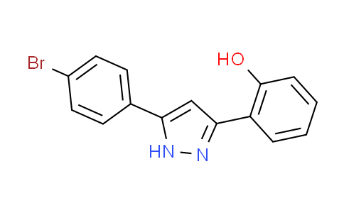 CAS No. 416877-45-7, 2-[5-(4-bromophenyl)-1H-pyrazol-3-yl]phenol