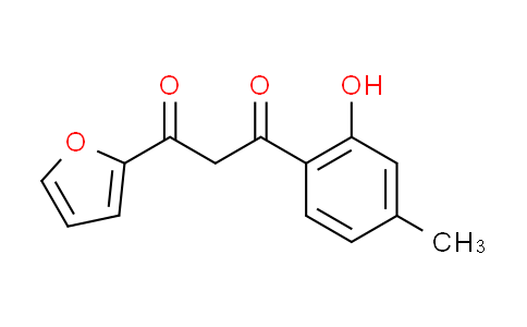 CAS No. 51379-21-6, 1-(2-furyl)-3-(2-hydroxy-4-methylphenyl)-1,3-propanedione