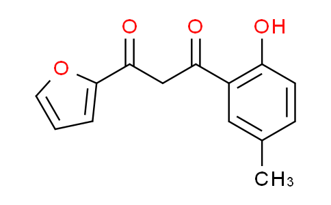 CAS No. 51379-25-0, 1-(2-furyl)-3-(2-hydroxy-5-methylphenyl)-1,3-propanedione