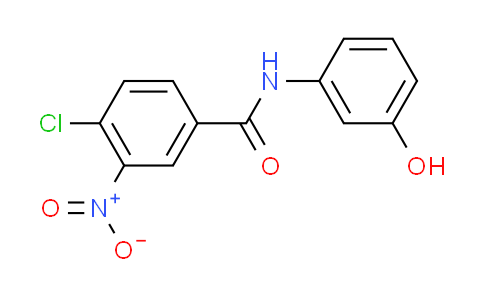 CAS No. 416887-71-3, 4-chloro-N-(3-hydroxyphenyl)-3-nitrobenzamide