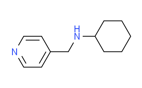 CAS No. 128802-98-2, N-(pyridin-4-ylmethyl)cyclohexanamine