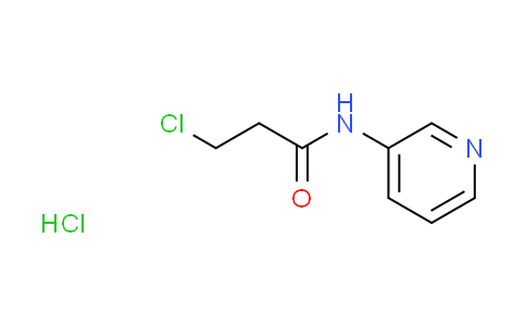 CAS No. 1609407-51-3, 3-chloro-N-3-pyridinylpropanamide hydrochloride