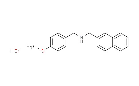 CAS No. 1609404-23-0, (4-methoxybenzyl)(2-naphthylmethyl)amine hydrobromide