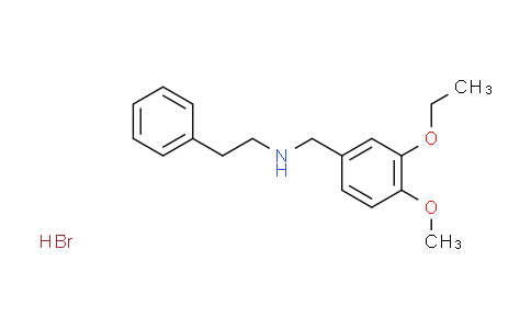 CAS No. 1989824-34-1, N-(3-ethoxy-4-methoxybenzyl)-2-phenylethanamine hydrobromide