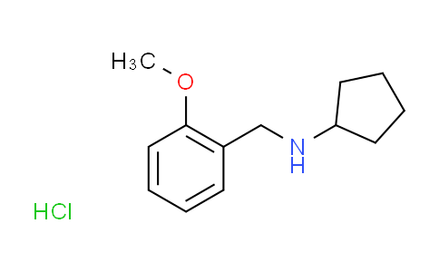 CAS No. 1609401-21-9, N-(2-methoxybenzyl)cyclopentanamine hydrochloride