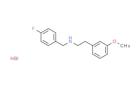 CAS No. 1609407-04-6, N-(4-fluorobenzyl)-2-(3-methoxyphenyl)ethanamine hydrobromide