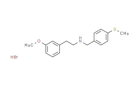 CAS No. 1609409-18-8, [2-(3-methoxyphenyl)ethyl][4-(methylthio)benzyl]amine hydrobromide