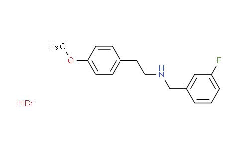 CAS No. 1609401-29-7, N-(3-fluorobenzyl)-2-(4-methoxyphenyl)ethanamine hydrobromide