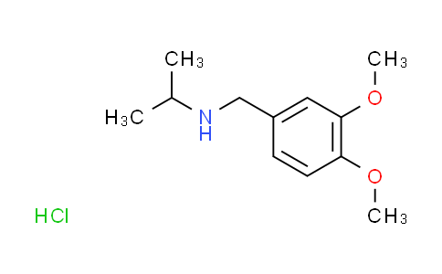 CAS No. 1049788-24-0, N-(3,4-dimethoxybenzyl)-2-propanamine hydrochloride