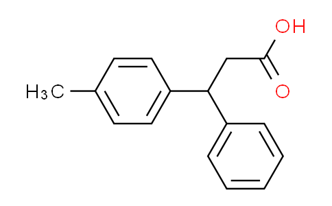 CAS No. 4073-42-1, 3-(4-methylphenyl)-3-phenylpropanoic acid