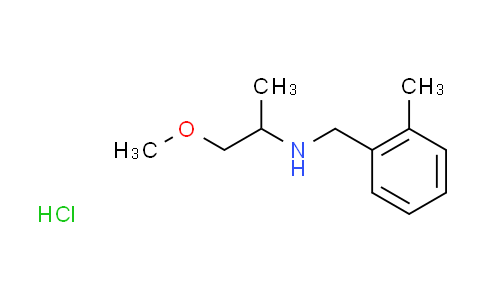 CAS No. 1185294-69-2, (2-methoxy-1-methylethyl)(2-methylbenzyl)amine hydrochloride