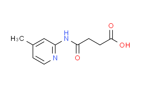 CAS No. 186320-23-0, 4-[(4-methyl-2-pyridinyl)amino]-4-oxobutanoic acid