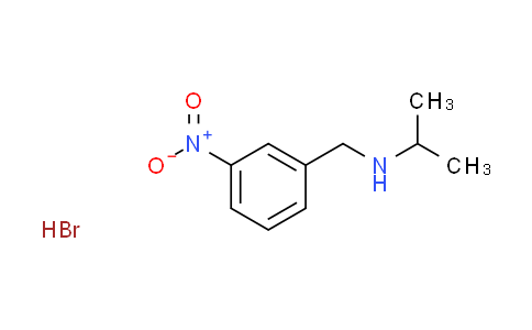 CAS No. 1609404-32-1, N-(3-nitrobenzyl)-2-propanamine hydrobromide