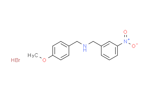 CAS No. 1609396-11-3, (4-methoxybenzyl)(3-nitrobenzyl)amine hydrobromide