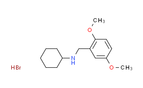 CAS No. 1609403-78-2, N-(2,5-dimethoxybenzyl)cyclohexanamine hydrobromide