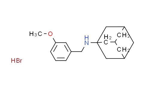 CAS No. 1609396-70-4, N-(3-methoxybenzyl)-1-adamantanamine hydrobromide