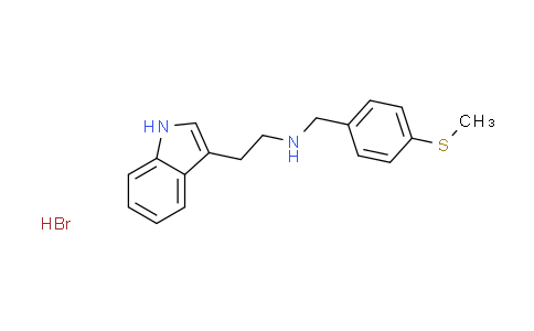 CAS No. 1609409-44-0, [2-(1H-indol-3-yl)ethyl][4-(methylthio)benzyl]amine hydrobromide