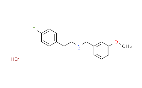 CAS No. 1609396-21-5, [2-(4-fluorophenyl)ethyl](3-methoxybenzyl)amine hydrobromide