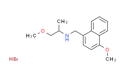 CAS No. 1609403-90-8, (2-methoxy-1-methylethyl)[(4-methoxy-1-naphthyl)methyl]amine hydrobromide