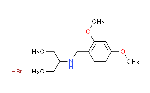 CAS No. 1609407-03-5, N-(2,4-dimethoxybenzyl)-3-pentanamine hydrobromide