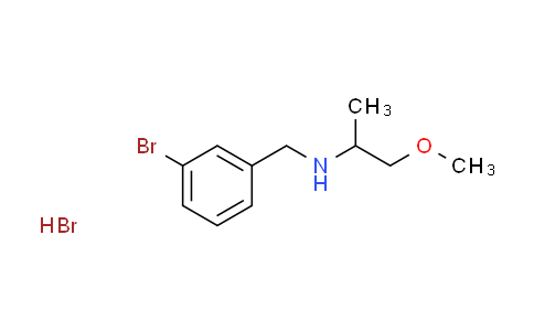 CAS No. 1609403-39-5, N-(3-bromobenzyl)-1-methoxy-2-propanamine hydrobromide