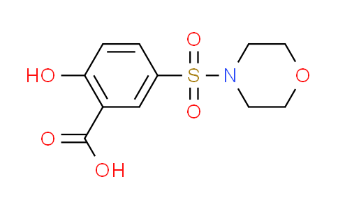 CAS No. 91134-85-9, 2-hydroxy-5-(morpholin-4-ylsulfonyl)benzoic acid