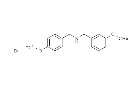 CAS No. 1609408-95-8, N-(4-methoxybenzyl)-1-(3-methoxyphenyl)methanamine hydrobromide