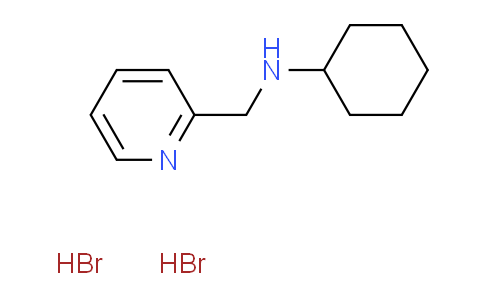 CAS No. 1609403-47-5, N-(2-pyridinylmethyl)cyclohexanamine dihydrobromide