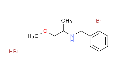CAS No. 1609401-34-4, N-(2-bromobenzyl)-1-methoxy-2-propanamine hydrobromide