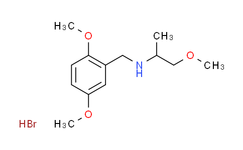 CAS No. 1609407-24-0, N-(2,5-dimethoxybenzyl)-1-methoxy-2-propanamine hydrobromide