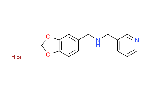CAS No. 1609396-27-1, (1,3-benzodioxol-5-ylmethyl)(3-pyridinylmethyl)amine hydrobromide